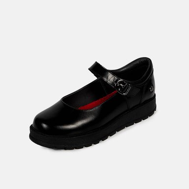ZAPATOS ESCOLARES PARA NIÑA BATA NEGRO - 2