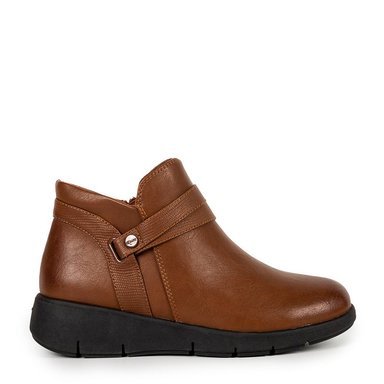 BOTINES MUJER BATA MARRÓN CASUALES COMFIT - 1