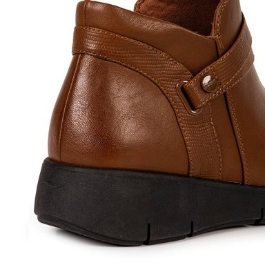 BOTINES MUJER BATA MARRÓN CASUALES COMFIT - 4