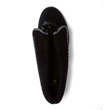 PANTUFLAS BABUCHAS PARA MUJER BATA NEGRO - 5