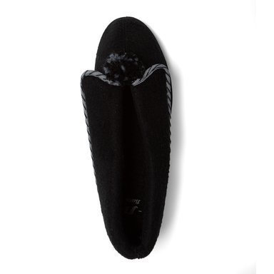 PANTUFLAS BABUCHAS PARA MUJER BATA NEGRO - 5