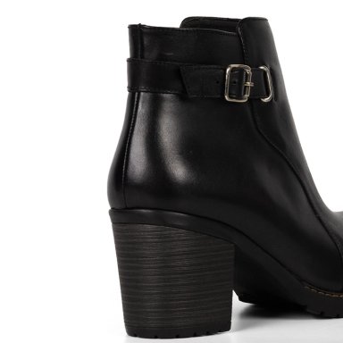 BOTINES MUJER BATA NEGRO CASUALES - 4