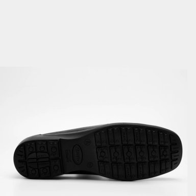 MOCASINES MUJER BATA CUERO NEGRO CASUALES COMFIT - 3