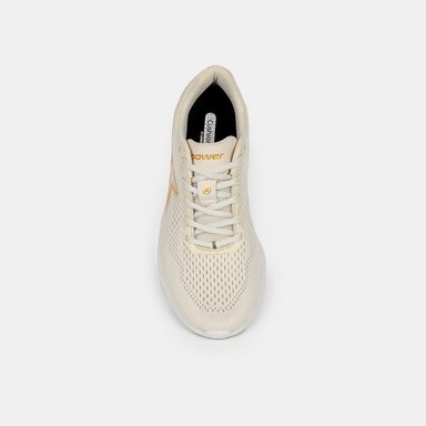 ZAPATILLAS MUJER POWER RUNNING BEIGE DEPORTIVAS - 3