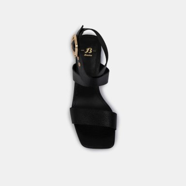 SANDALIAS MUJER BATA NEGRO CASUALES - 3