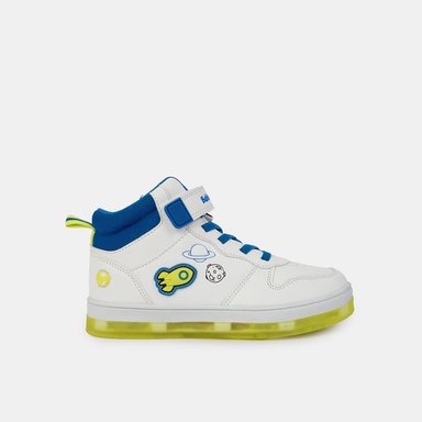 ZAPATILLAS NIÑO BUBBLEGUMMERS BLANCO CON LUCES - 2