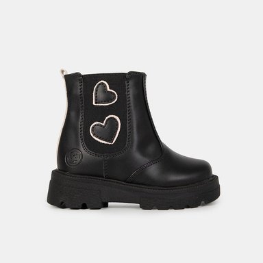 BOTINES NIÑA BUBBLEGUMMERS NEGRO CASUALES - 1