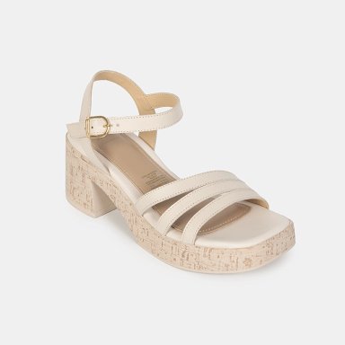 SANDALIAS MUJER BATA OFF WHITE CASUALES - 2