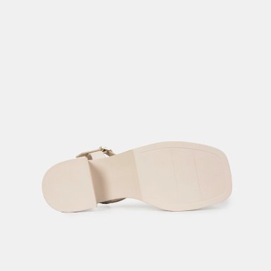 SANDALIAS MUJER BATA OFF WHITE CASUALES - 5