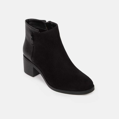 BOTINES CASUALES MUJER BATA NEGRO - 2