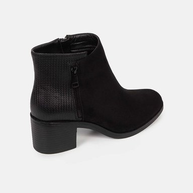 BOTINES CASUALES MUJER BATA NEGRO - 3
