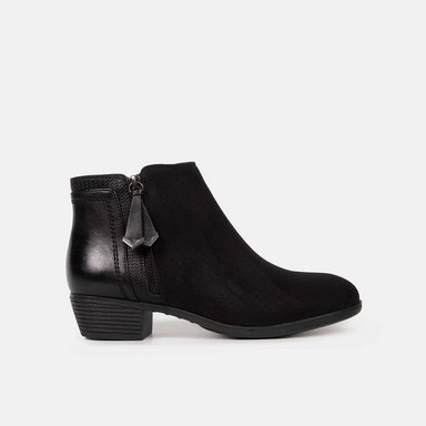 BOTINES CASUALES MUJER BATA NEGRO - 1
