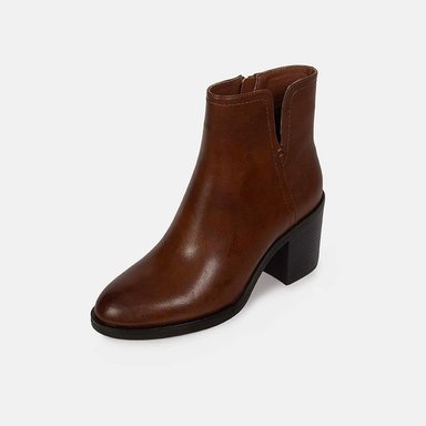 BOTINES CASUALES MUJER BATA MARRÓN - 2