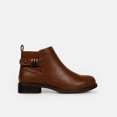 BOTINES CASUALES MUJER BATA COMFIT MARRÓN - 1
