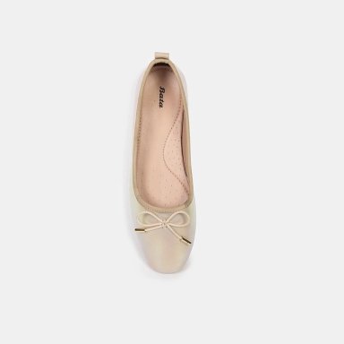 BALLERINAS CASUALES MUJER BATA PLATEADO - 9