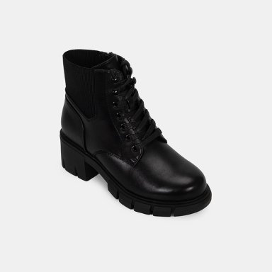 BOTINES CASUALES MUJER BATA NEGRO - 2