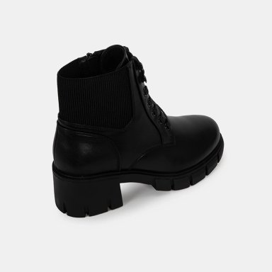 BOTINES CASUALES MUJER BATA NEGRO - 3