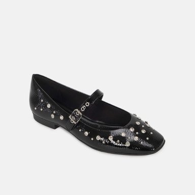 BALLERINAS CASUALES  MUJER BATA NEGRO - 2