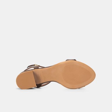 SANDALIAS CASUALES MUJER BATA MARRÓN - 5