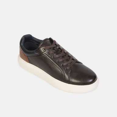 ZAPATILLAS CASUALES HOMBRE BATA MARRÓN - 2