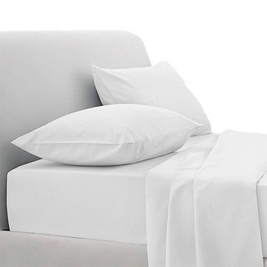 SET SÁBANAS SLEEPER KING 180 HILOS BLANCO LISOS