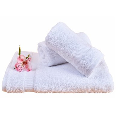 TOALLAS SLEEPER MANCORA 3 PIEZAS BLANCO ALGODÓN