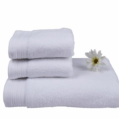 TOALLAS SLEEPER IBIZA 3 PIEZAS BLANCO ALGODÓN