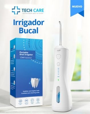 IRRIGADOR BUCAL DENTAL PORTÁTIL 6 MODOS + 4 PUNTAS + ESTUCHE