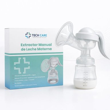 EXTRACTOR LECHE MATERNA TECH CARE MANUAL BPA FREE