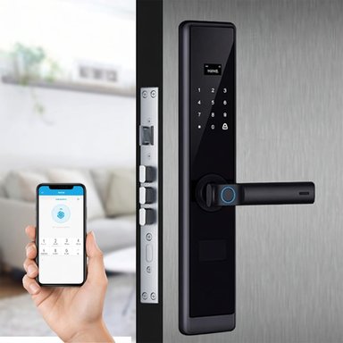 CERRADURA INTELIGENTE GRANDE 5 MODOS+ ASESORÍA INSTALACIÓN