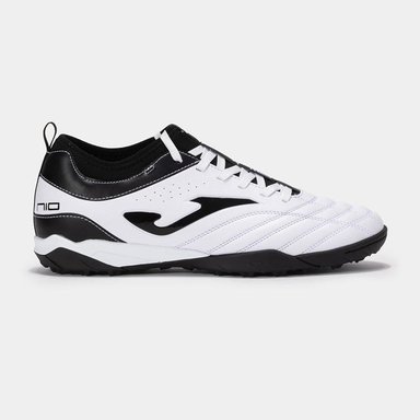 ZAPATILLAS FUTBOL NUMERO-10 2402 TF BLANCO NEGRO