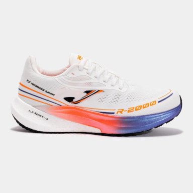 ZAPATILLAS RUNNING R.2000 2502 UNISEX BLANCO NARANJA