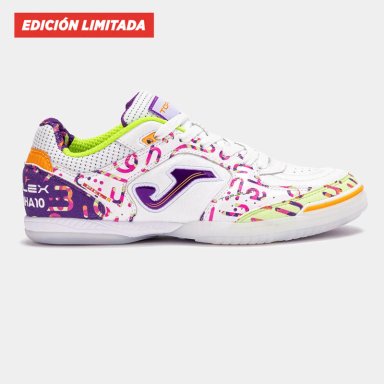 ZAPATILLAS FUTBOL SALA TOP FLEX 2572 AMANDINHA IN BLANCO MORADO