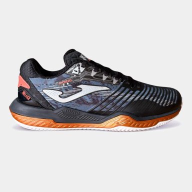 ZAPATILLAS TENIS POINT MEN 2501 AC NEGRO NARANJA
