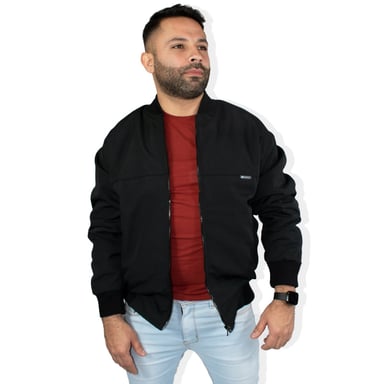 CASACA LEGANT HOMBRE CUELLO TEJIDO - NEGRO XXL - 1