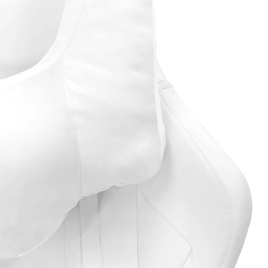 Silla Gamer Extingtion Sapp Gamuza-Cuerina Color Blanco - 4
