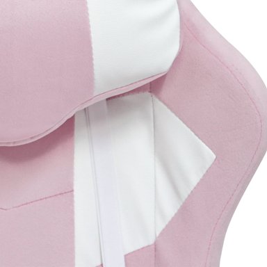 Silla Gamer Extingtion Sapp Gamuza-Cuerina Color Rosado - 4