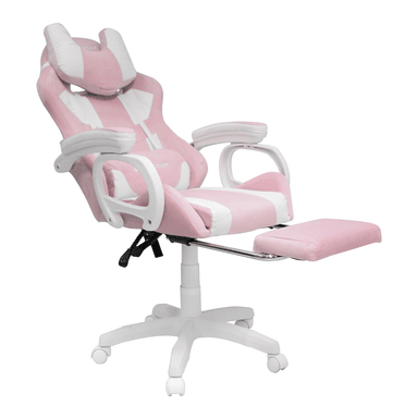 Silla Gamer Extingtion Sapp Gamuza-Cuerina Color Rosado - 6