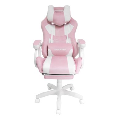 Silla Gamer Extingtion Sapp Gamuza-Cuerina Color Rosado - 7