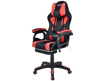 Silla Gamer Extingtion Sapp Gamuza-Cuerina Color Rojo - 1