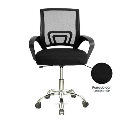 SILLA ERGONÓMICA DE OFICINA NAZKA - NEGRO - 2