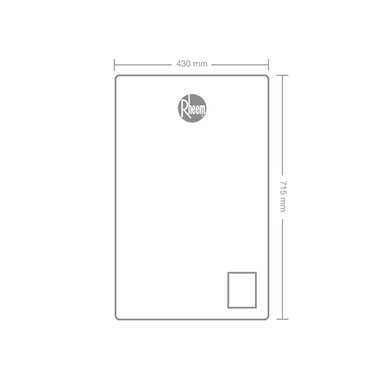 TERMA A GAS 16 L RHEEM GLP TIRO NATURAL | Gris - 5