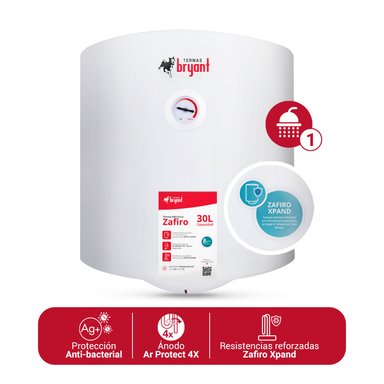 TERMA ELÉCTRICA 30 L BRYANT ZAFIRO | BLANCO - 4