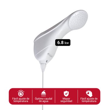 DUCHA ELÉCTRICA BRYANT SUBLIME BLANCO 6.8 KW 1.45 - 2