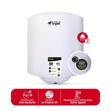 TERMA ELÉCTRICA 50L BRYANT ZAFIRO XPAND MAYOR DURACIÓN - 4
