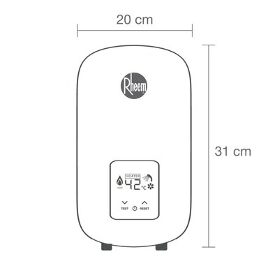 RAPIDUCHA ELEGANT DIGITAL 5,5 KW RHEEM - 5