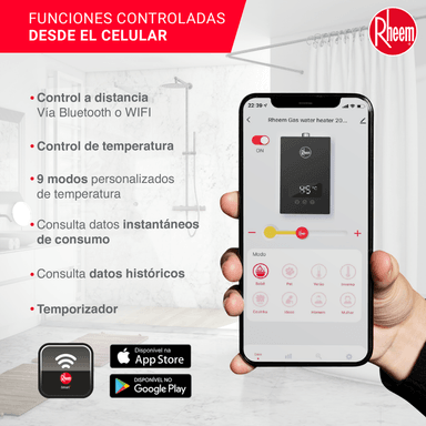 TERMA GLP 14L RHEEM A GAS TF WIFI - 4