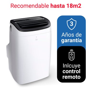 AIRE ACONDICIONADO PORTÁTIL RHEEM 9K BTU 3 AÑOS DE GARANTIA - 3