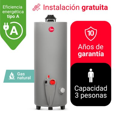 TERMOTANQUE RHEEM 76L GN