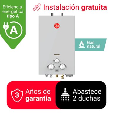 TERMA A GAS 10 L RHEEM GAS NATURAL (CALIDDA)